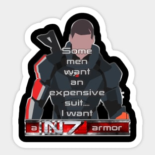 I want a N7 Armor (Maleshep) Sticker